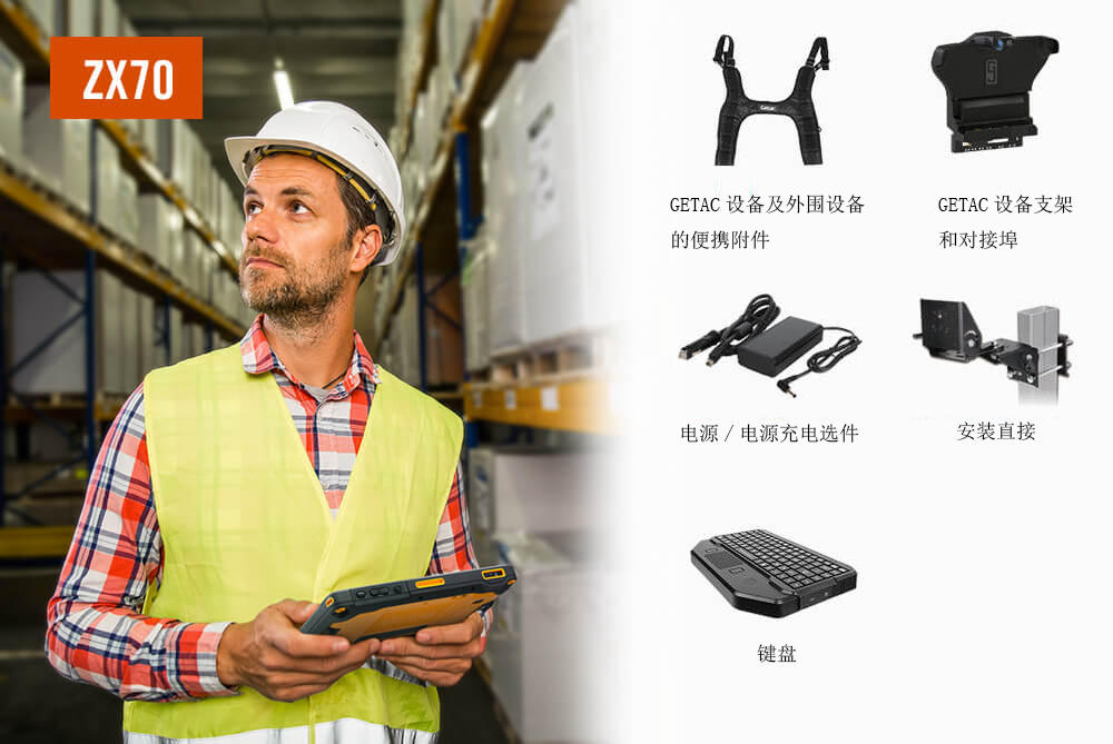 GETAC應(yīng)用于倉庫材料處理的加固計算機優(yōu)選解決方案