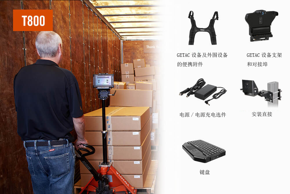 GETAC應(yīng)用于倉庫材料處理的加固計算機優(yōu)選解決方案