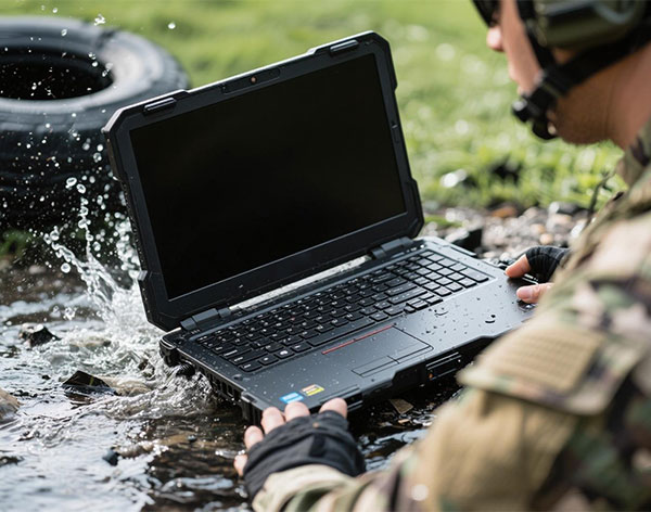 普通本和軍用加固筆記本電腦的區(qū)別？防水防爆防摔的真移動工作站！
