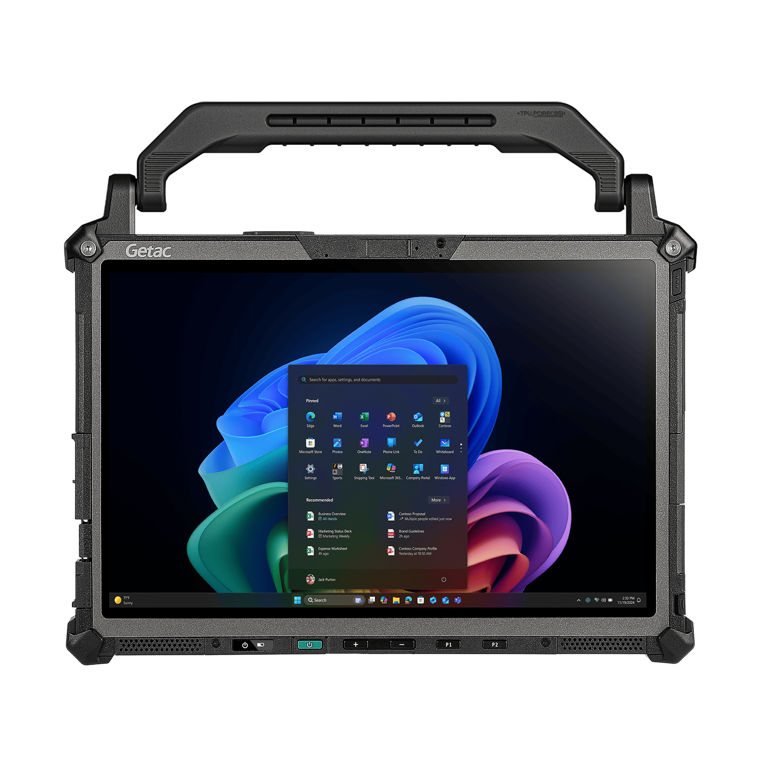 GETAC 12.2英寸強(qiáng)固型工業(yè)平板F120