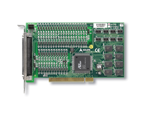 凌華PCI-7432/7433/7434 64路隔離io卡